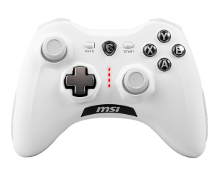 Žaidimų pultas MSI Force GC30 V2 White Gaming controller, PC; Android; Popular Consoles
