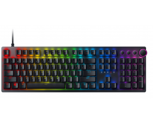 Žaidimų klaviatūra Razer Huntsman V2, Optical Gaming Keyboard, RGB LED light, Russian, Black, Wired, Clicky Purple Switch