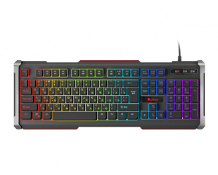 Žaidimų klaviatūra Genesis Rhod 400 RGB Gaming keyboard, RGB LED light, RU, Black, Wired