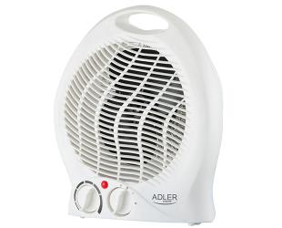 Šildytuvas Adler Heater AD 7728 Fan Heater, 2000 W, Number of power levels 2, White