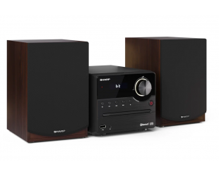 Muzikinis centras  Sharp XL-B512(BR), CD/FM/USB/Bluetooth v5.0, 45W, ruda