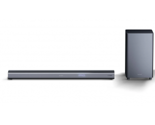 Garso sistema Sharp HT-SBW460, su belaidžiu žemų dažnių garsiakalbiu, Dolby Atmos, HDMI ARC/CEC, Bluetooth, 95 cm, juoda