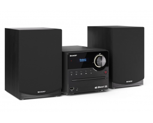 Muzikinis centras  Sharp XL-B517D(BK), CD grotuvas/FM radijas/USB/Bluetooth v5.0, Aux-in, 45W, juoda