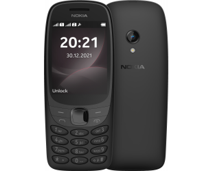 Mobilusis telefonas Nokia 6310 TA-1400 Black, 2.8", TFT, 0.016 MB, Dual SIM, Nano Sim, 3G, Bluetooth, 5.0, USB version Micro, Built-in camera, Main c