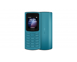 Mobilusis telefonas Nokia 105 DS TA-1378 Blue, 1.8", TFT, 0.048 MB, Dual SIM, Nano Sim, 3G, USB version Micro, 1020 mAh