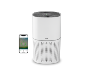 Oro valytuvas Duux Smart Air Purifier Bright 10-47 W, Suitable for rooms up to 27 m², White