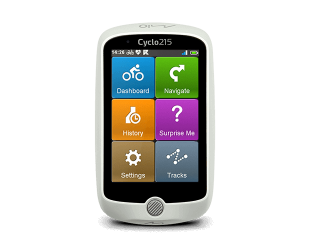 GPS navigacija dviračiams Mio CYCLO 215 HC 8.9cm (3.5"); 320x480, GPS (satellite), Maps included