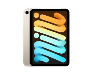 Planšetinis kompiuteris Apple iPad Mini 6th Gen 8.3", Starlight, Liquid Retina IPS LCD, A15 Bionic, 4GB, 256GB, 5G, Wi-Fi, 12 MP, 12 MP, Bluetooth, 5