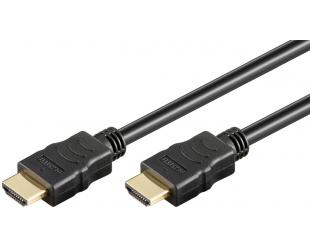 Kabelis Goobay High Speed HDMI Cable with Ethernet 69122 Black, HDMI to HDMI, 0.5 m