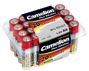Baterijos Camelion LR6-BP20 AA/LR6, Plus Alkaline, 20 pc(s)