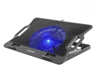 Stovas-aušintuvas Natec Laptop cooling pad DIPPER 710 g, Black, 267x377x33 mm