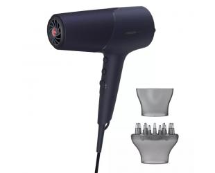 Plaukų džiovintuvas Philips BHD510/00, 2300 W, 3 temperatūros nustatymai, joninė funkcija, difuzoriaus antgalis, mėlynas/metalo.