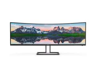 Monitorius Philips SuperWide Curved LCD display 498P9Z/00 48.8", VA, Dual QHD, 5120x1440, 32:9, 4 ms, 550 cd/m², 165 Hz
