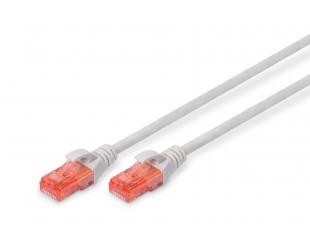 Tinklo kabelis Digitus CAT 6 1 m pilkas