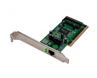 LAN plokštė Digitus Gigabit Ethernet PCI Network Card DN-10110 PCI, 1000 Mbit/s