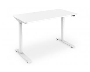 Stalas Digitus Electric height adjustable desk, 73 - 123 cm, Maximum load weight 50 kg, Metal, White