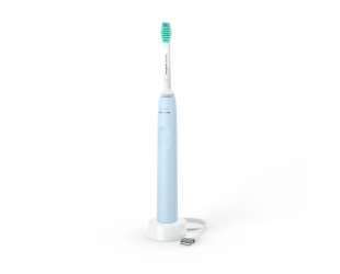 Elektrinis dantų šepetėlis Philips Sonicare HX3651/12, įkraunamas, suaugusiems, 1 šepetėlio galvutė, garso technologija, šviesiai mėlynas.