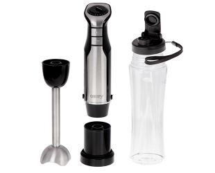 Trintuvas (blenderis) Camry Blender MS8CM6110 MaxoMixx Hand and personal blender in one, 400 W, Number of speeds 6, Turbo mode, Black/Stainless steel