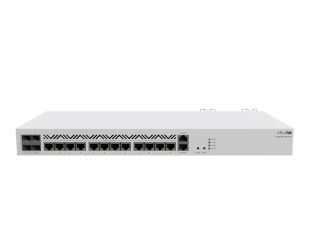 Maršrutizatorius Mikrotik Cloud Core Router CCR2116-12G-4S+, 16-CORE 2 GHZ ARM CPU, 16 GB DDR4 RAM, 4x10G SFP+ ports, 13xGigabit LAN ports, 1x RJ45 S
