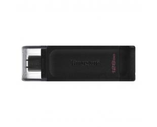 USB raktas Kingston USB Flash Drive DataTraveler 70 128 GB, USB 3.2 Gen 1 Type-C, Black