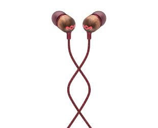 Ausinės su mikrofonu Marley Earbuds Smile Jamaica Built-in microphone, Wired, In-Ear, Red