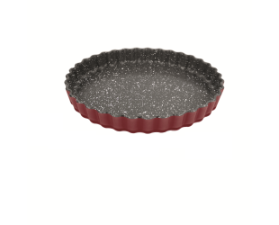 Kepimo forma Stoneline Quiche and tarte dish 21550 1.3 L, 27 cm, Borosilicate glass, Red, Dishwasher proof
