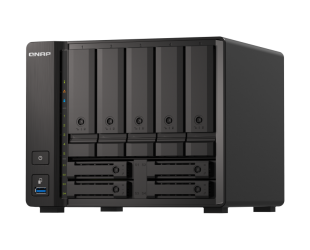 Diskų masyvas QNAP 9-Bay QuTS hero NAS TS-H973AX-8G Up to 9 HDD/SSD Hot-Swap, Ryzen V1500B Quad-Core, Processor frequency 2.2 GHz, 8GB, DDR4, 2x2.5GbE