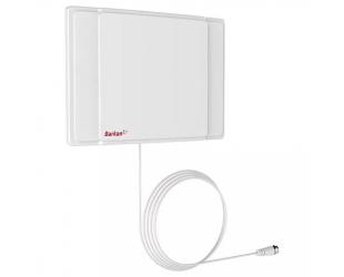 Antena Barkan Indoor HDTV Tabletop Flat Antenna 40Miles/65km AF40P Wall mount, White