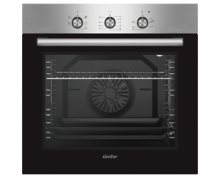 Orkaitė Simfer Oven 8106AERIM 80 L, 6 (0+5) Function, Easy to Clean, Mechanical control, Height 60 cm, Width 60 cm, Inox