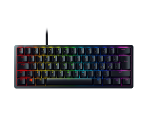 Klaviatūra Razer Optical Gaming Keyboard Huntsman Mini 60% RGB LED light, NORD, Wired, Black, Analog Switch