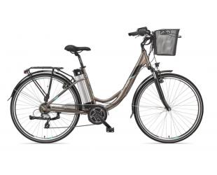 Elektrinis dviratis Telefunken Multitalent RC860, City E-Bike, Motor power 250 W, Wheel size 28", Warranty 24 month(s), Brown