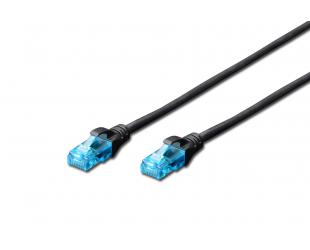 Tinklo kabelis DIGITUS patch cable 3 m juodas