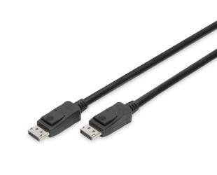 Kabelis Digitus DisplayPort Connection Cable AK-340106-030-S Black, DisplayPort to DisplayPort, 3 m