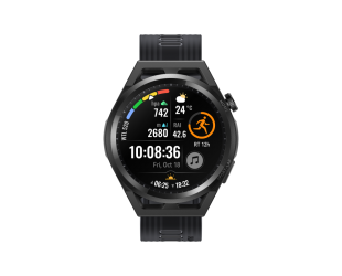 Išmanusis laikrodis Huawei GT Runner (46 mm) 1.43", Smart watch, GPS (satellite), AMOLED, Touchscreen, Heart rate monitor, Waterproof, Bluetooth, Blac