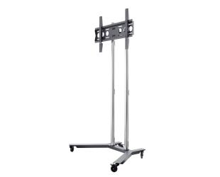 Televizoriaus stovas EDBAK Flat Screen Trolley for One TR1c-B, 40-75", Trolleys & Stands, Maximum weight (capacity) 80 kg, Black