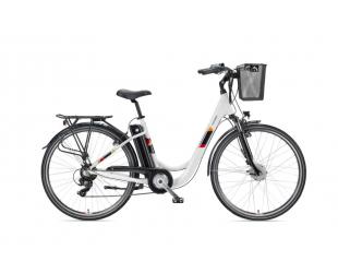Elektrinis dviratis Telefunken Multitalent RC822, City E-Bike, Motor power 250 W, Wheel size 28", Warranty 24 month(s), White