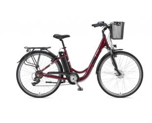 Elektrinis dviratis Telefunken Multitalent RC822, City E-Bike, Motor power 250 W, Wheel size 28", Warranty 24 month(s), White/Red