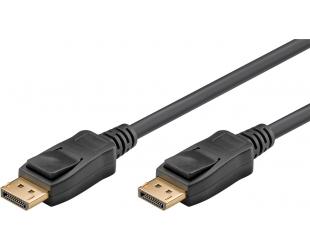 Kabelis Goobay DisplayPort connector cable 2.0 58534 Black, DP to DP, 2 m