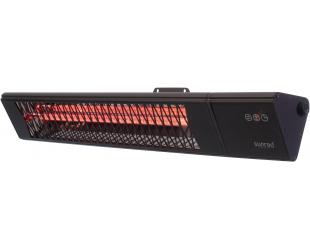 Infraraudonųjų spindulių šildytuvas SUNRED Heater PRO25W-SMART, Triangle Dark Smart Wall Infrared, 2500 W, Black, IP55