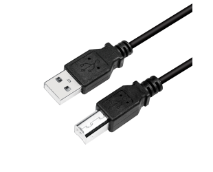Kabelis Logilink CU0007B USB 2.0 cable 2 m, USB 2.0 B (male), USB 2.0 A (male)