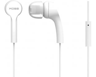 Ausinės Koss Headphones KEB9iW Wired, In-ear, Microphone, White