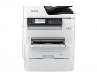 Daugiafunkcis spausdintuvas Epson WorkForce Pro RIPS WF-C879R, faksas / kopijavimas / spausdinimas / skenavimas, rašalinis, A3, baltas