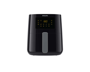Karšto oro gruzdintuvė Philips HD9252/70, galia 1400 W, talpa 4.1 L, juoda/sidabrinė