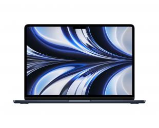 Nešiojamas kompiuteris Apple MacBook Air Midnight, 13.6", IPS, 2560x1664, Apple M2, 8GB, SSD 512GB, Apple M2 10-core GPU, Without ODD, macOS, 802.11a