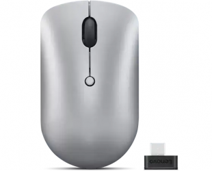 Pelė Lenovo Wireless Compact Mouse 540 Cloud Grey, 2.4G Wireless via USB-C receiver