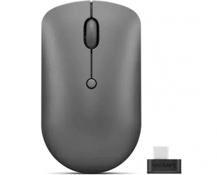 Pelė Lenovo Wireless Compact Mouse 540 Storm Grey, 2.4G Wireless via USB-C receiver