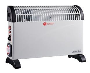 Šildytuvas Mesko Convector Heater with Timer and Turbo Fan MS 7741w 2000 W, Number of power levels 3, White