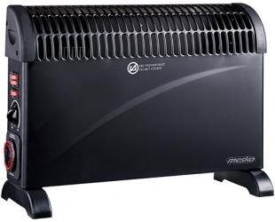 Šildytuvas Mesko Convector Heater with Timer and Turbo Fan  MS 7741b Convection Heater, 2000 W, Number of power levels 3, Black