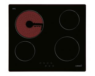 Kaitlentė CATA Hob TN 604/B Vitroceramic, Number of burners/cooking zones 4, Touch, Black, Display