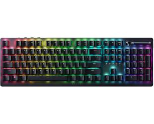 Klaviatūra Razer Gaming Keyboard Deathstalker V2 RGB LED light, US, Wired, Black, Optical Switches (Linear), Numeric keypad